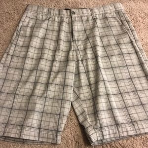 Volcom Shorts - Plaid Gray & Black
